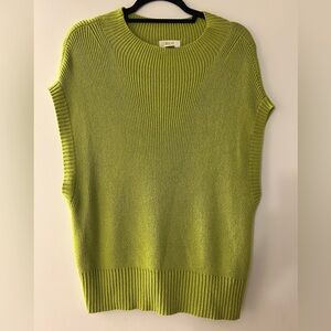 Anthro Green Knit Top